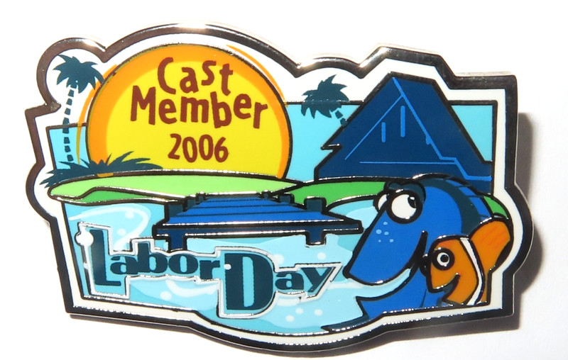 Disney Pin 48913 Finding Nemo Cast Member Excl Labor Day 2006 LE 1000 Dory Nemo