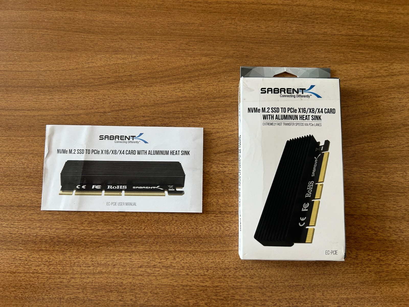 Lotto informatico: RAM e Adattatore SSD to PCIe
