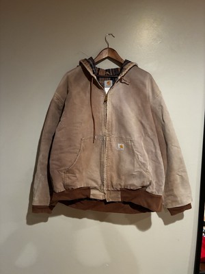 carhartt blanket lined jacket, super cool fading, tag is worn, fits like XL