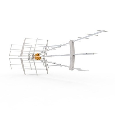 DAT BOSS Mix LR 149884 HDTV Antenna   Long Range High VHF/UHF Reception with ...