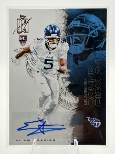 2025 Topps Signature Elic Ayomanor Rookie Class Autographs (RAW)