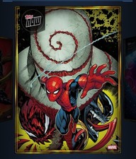 Topps Marvel Collect 2026 Topps Now February Gold- Spider-Man Venom Death Spiral