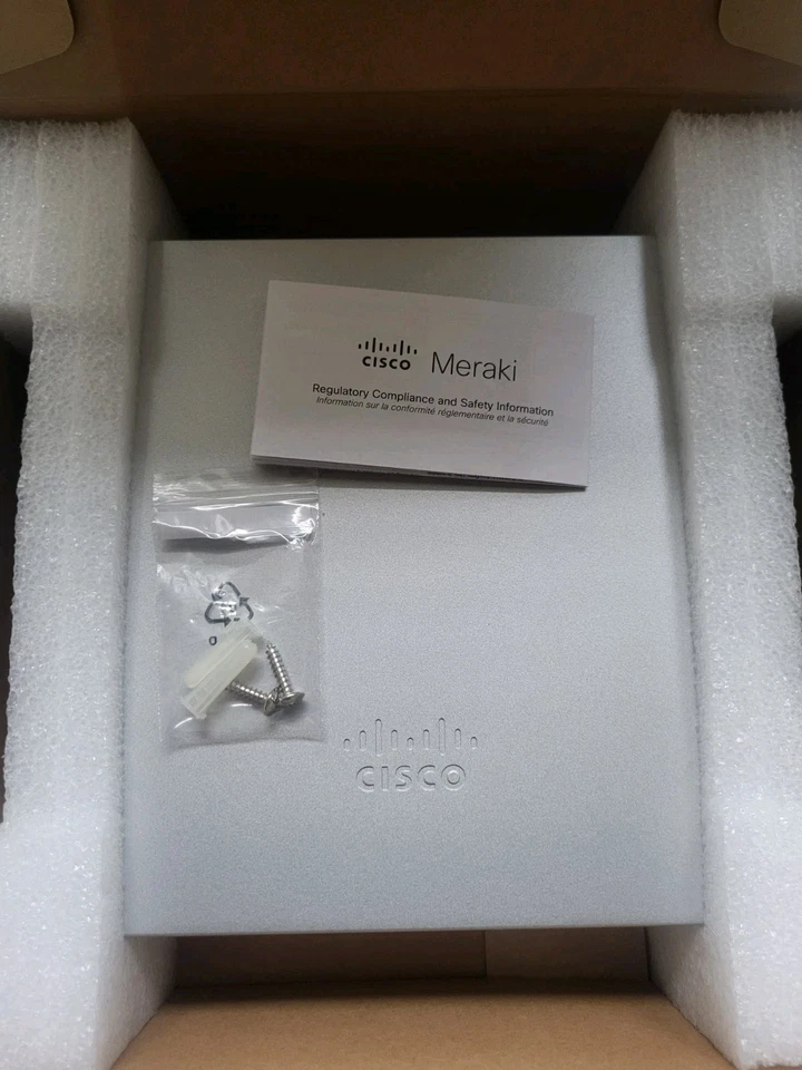 Cisco Meraki MS120-8FP PoE+ Cloud Switch w/ Hardware No Power Cable - Image 2 of 4