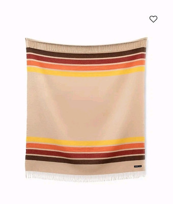 Sackcloth and Ashes Camp Desert Wool Blanket New In Bag