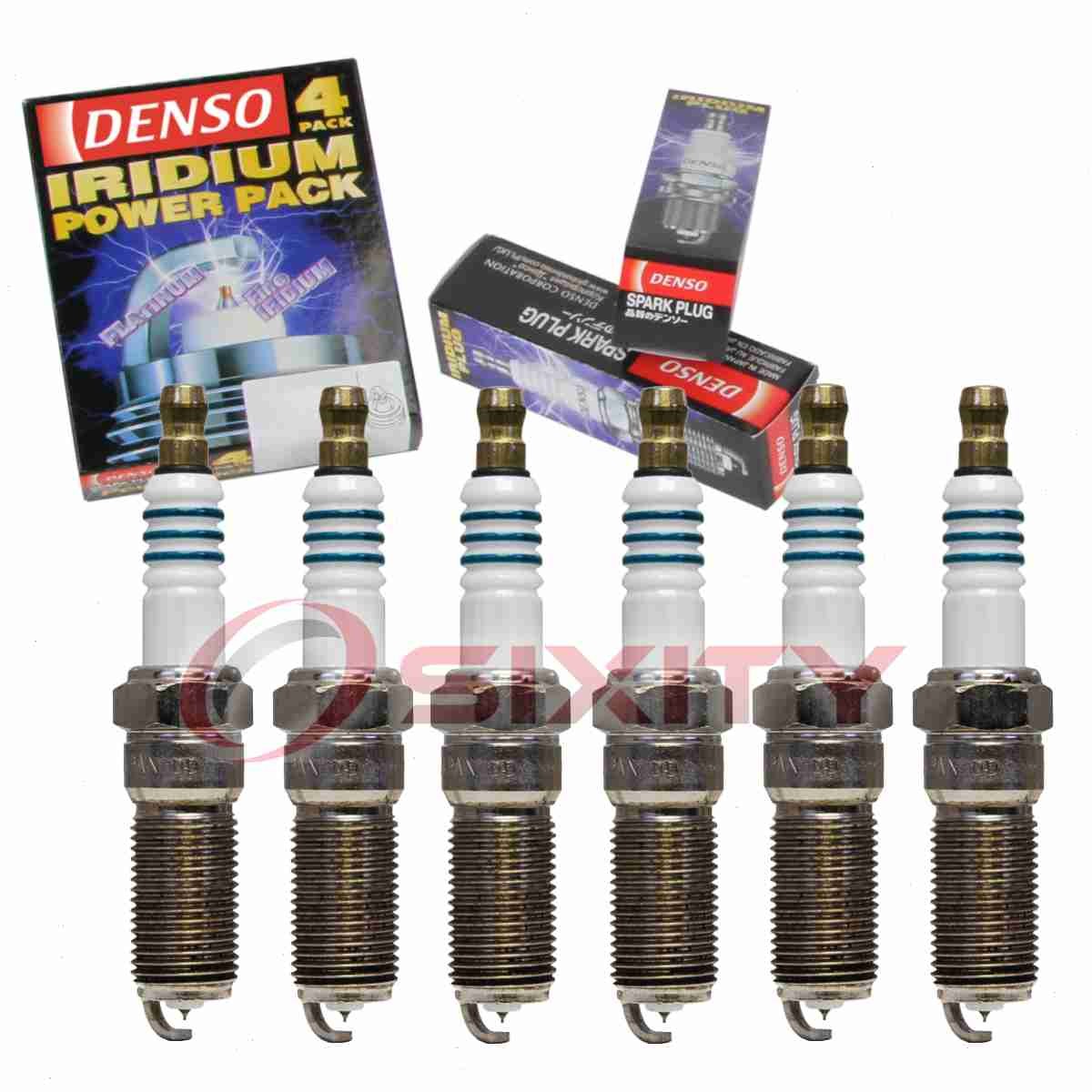 6 pc Denso Iridium Power Spark Plugs for 2005-2006 GMC Envoy XL 4.2L L6 ex