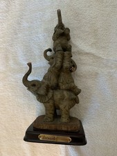 Leonardo Collection Stacked Elephant Figurine Statue