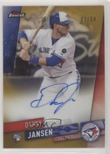 2019 Topps Finest Auto Gold Refractor 11/50 Danny Jansen #FA-DJA Auto 0g4