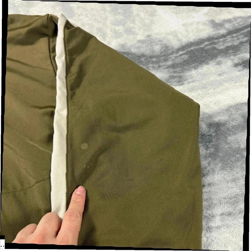Vintage Nike Athletic 2000's Y2K Olive Green Track Jacket Size Medium image 5