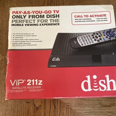 DISH NETWORK VIP 211Z HDTV SATELLITE RECEIVER 