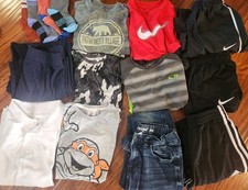 Boy Clothes Lot Athletic Size 10-12 Nike Adidas Mixed Play Lot 14 Pcs