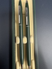 Cross Classic Century Matte Green Ballpoint  Pencil Set   Model 3502   USA