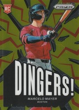 2025 Panini Prizm - Dingers! Marcelo Mayer, Marcelo Mayer #7 (RC) Boston Red Sox