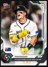 2026 Topps Now World Baseball Classic WB1 Travis Bazzana Australia WBC