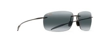 Maui Jim MJ0422-001/422-02 Breakwall Gloss Black w/Neutral Grey Lens 64-12-135mm