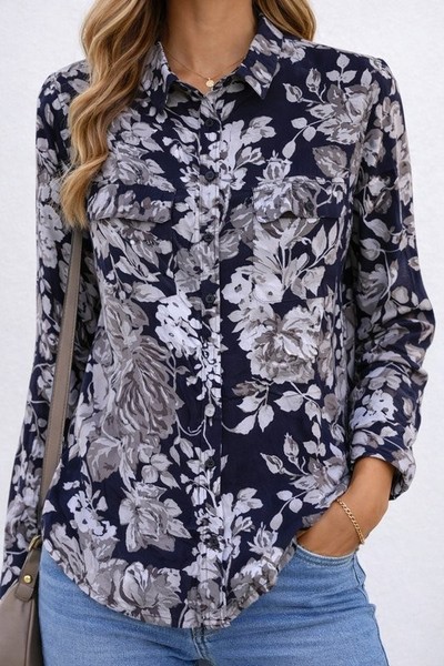 Women Equipment Femme Shirt Multicolor Denim XS