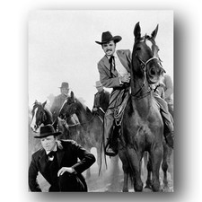 Burt Lancaster Audie Murphy Photo 8x10 The Unforgiven 1960 Durango Mexico Horses