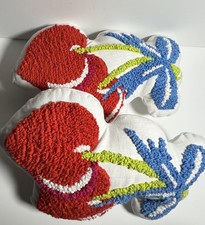 PILLOWS EMBROIDERED TULIP DESIGN 2pc