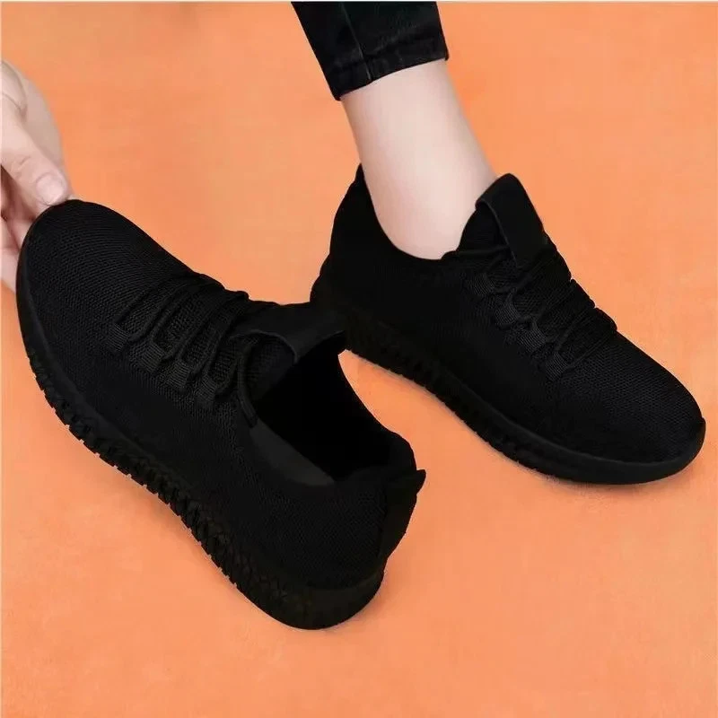 Women's Breathable Non-slip Platform Fashion New Casual Shoes Korean Running - Image 4 of 4