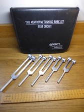 YNR Aluminium Tuning Fork set - 5 in Pouch .Medical Tuning Forks - Chakra