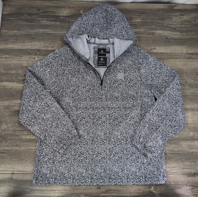 VOLCOM Brighton Pullover Anorak Jacket Mens Medium Hooded AOP Coat 600MM WR