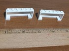 LEGO Soccer Set 3409 Parts Lot of 2 White Windscreen 2 x 6 x 2 w Logos - Adidas — photo 3