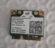 Intel Centrino Advanced-N 6235 6235ANHMW WiFi card HP P/N 670292-001