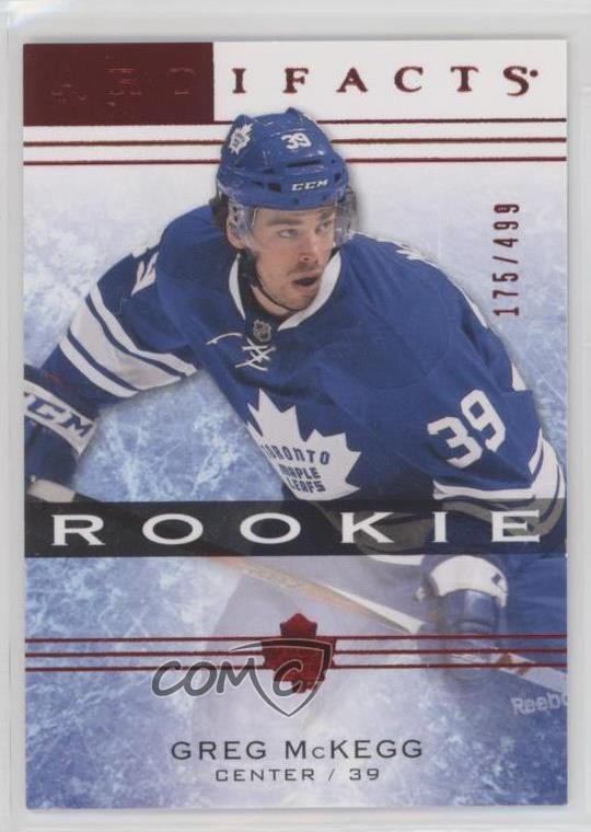 2014-15 Upper Deck Artifacts Rookies Ruby 175/499 Greg McKegg #123 Rookie RC 2a4