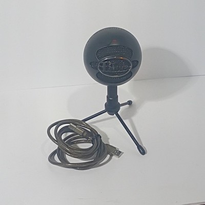 Blue Snowball iCE USB Mic for Recording & Streaming with cord - Black USB mic