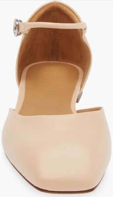 Aeyde Miri Ankle Strap Peach Ballet Flats 39.5 9-9.5 Shoes Sandals