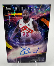 Jamal Shead #5/5 Auto 2025-26 Topps Midnight Stroke of Midnight Daybreak Raptors