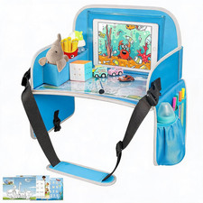 Kids Travel Tray Car Seat Organizer Toddler Essentials Road Trip Activities