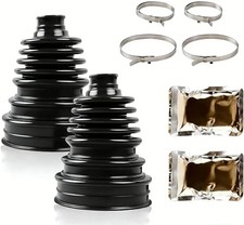 Upgrade CV Axle Boot Kit - 2 Pack | High-Durability Neoprene Rubber with 