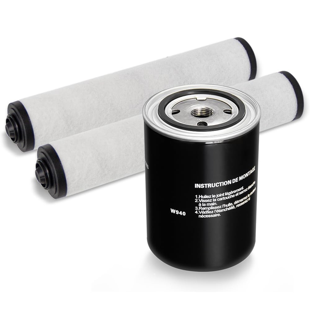 HPDMC XD-100 Rotary Vane Vacuum Pump Filter Set – Inlet Air & Oil Filters