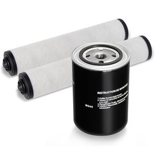 Hpdmc Xd-100 Rotary Vane Vacuum Pump Filter Set Inlet Air Oil Filters