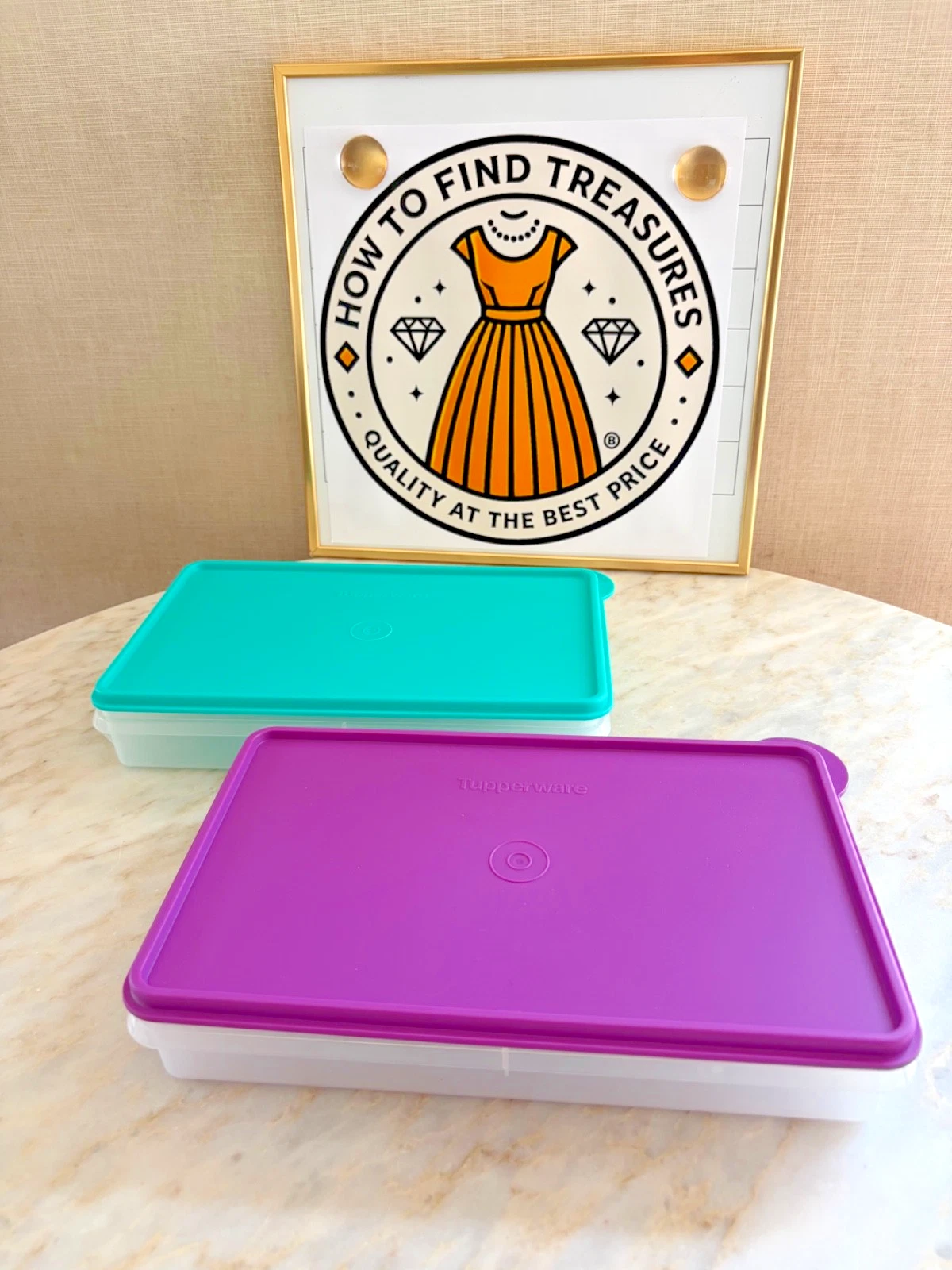 RT9) BRAND NEW TUPPERWARE SLICE N STORE AIRTIGHT STORAGE SOLD INDIVIDUALLY