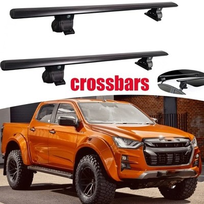 2PCS Lockable Roof Racks Cross Bars Crossbars Fits For Isuzu D-Max 2020-2026