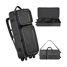 DJ Controller Soft Case with Wheels Compatible with DDJ-RZ/DDJ-SZ/XDJ-XZ, DJ ...