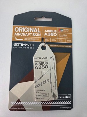 Aviationtag Etihad Airways Airbus A380 A6-APA Platina