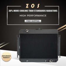 3row Black Radiator For 1965-1969 Chevrolet Impala Biscayne Caprice V8 At 3row Black Radiator For 1965-1969 Chevrolet Impala Biscayne Caprice V8 At
