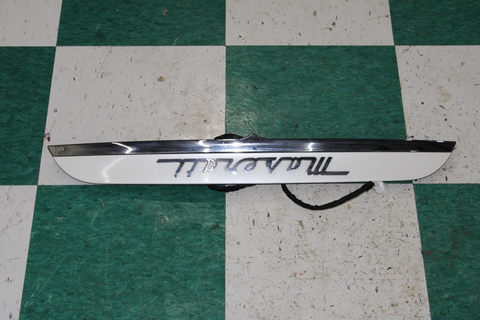 Maserati Ghibli 2014-2017 Rear Trunk lid panel White
