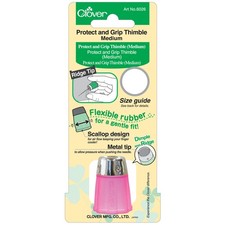 Clover 6026 Protect  Grip Thimble-Medium