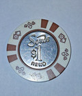 Vintage Sands Casino Poker Chip Reno $1 — photo 1