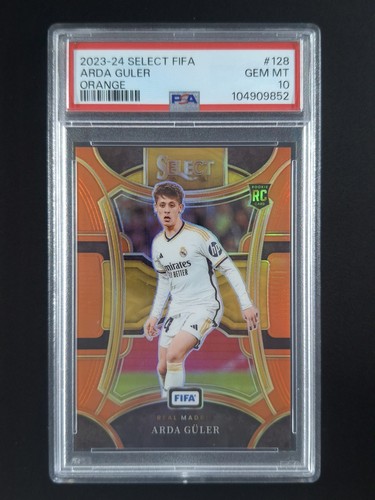 2023-24 Panini Select FIFA ARDA GULER 20/49 Rookie RC Orange Prizm #128 PSA 10