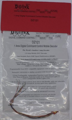 Digitrax DZ121 1.0-Amp Digital Command Control Mobile Decoder