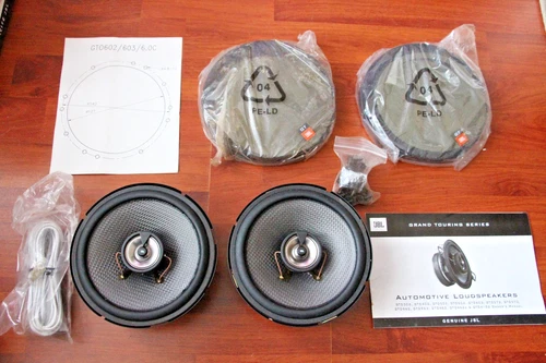 VINTAGE BOXED JBL GTO602 6 1/4" CAR AUDIO SPEAKERS.