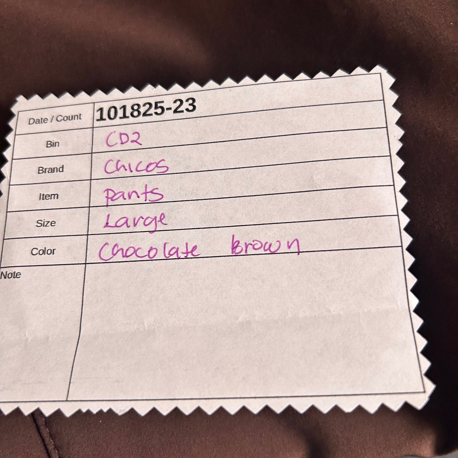 Chicos Performance Pants Large or 2 Chocolate Bro… - image 9