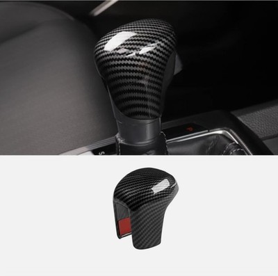 Kohlefaser Getriebe Schaltknopf Abdeckung Trim 1pcs für Honda Accord 2023-2025
