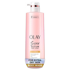 Olay Super Serum Body Wash for Extra Dry Skin, 18.5 Fl Oz