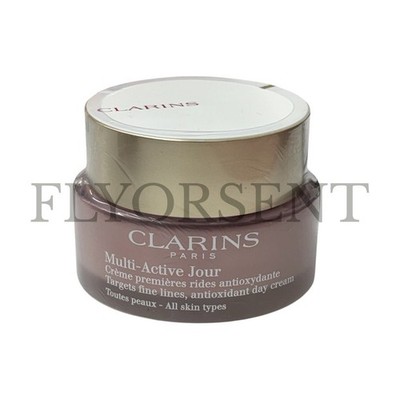 CLARINS MULTI-ACTIVE JOUR TARGETS FINE LINES ANTIOXIDANT DAY CREAM 50ML 1.6 Oz