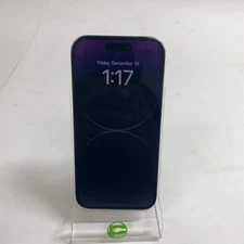 Broken Unlocked Apple iPhone 14 Pro 128GB 18.6.2 MQ0E3LL/A low battery